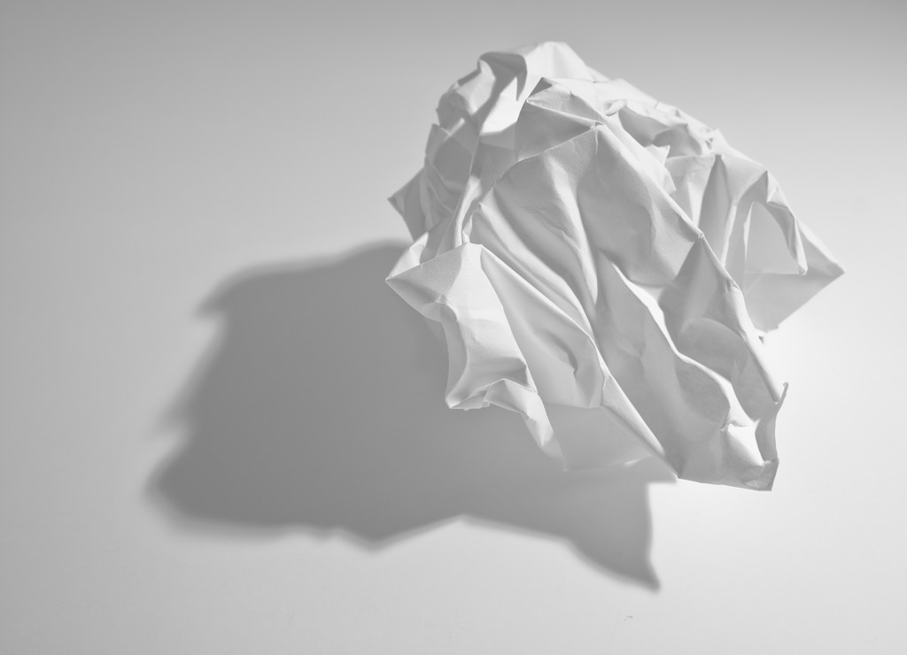 Crumpled paper